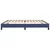 Vidaxl Posteljni okvir brez vzmetnice moder 200x200 cm blago