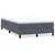 Box Spring krevet bez madracem tamno sivi 120x220 cm baršun
