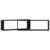 Police na zidu s policom Zidne 2 pcs Crni hrast 80 x 15 x 26 cm