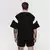 GymBeam Premium Heavyweight Varsity T-Shirt Black