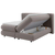 Boxspring Krevet Elodie 180/200 cm , sivobraon