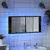 LED kupaonski ormarić s ogledalom boja hrasta 100 x 12 x 45 cm