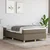 shumee Box spring postelja z vzmetnico taupe 120x190 cm blago