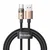 Mcdodo MCDODO KABEL USB-A USB-C HITRO POLNJENJE USB TIPA C 6A 100W 1M LED ZLAT