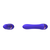 Action Rayden Detachable Rotating Beads Vibrator with Pulsation Purple