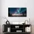 Slika barvit polarni sij v tišini - 120x60