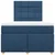 vidaXL vidaXL Box spring postelja z vzmetnico modra 120x190 cm blago, (21305109)