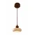 Opviq Luster Round, 140cm, Braon