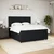 Vidaxl Box spring postelja z vzmetnico črna 180x200 cm žamet