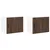 Ormar za Zid LUCCA 2 pcs Smeđi hrast 50 x 31 x 40 cm