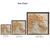 WallXpert uramljena MDF slika DOS050-50, glava konja sa razvejanom grivom u reljefnom stilu, 50 x 50 cm