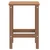 shumee Vrtna miza Adirondack, bela, 38x38x46 cm, HDPE