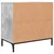 Noćni ormarić Beton siva 63.5 x 36 x 61 cm Konstruirano drvo
