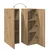 2-dijelni TV ormarić Artisan hrast 30,5x30x90 cm izrađeno drvo