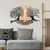 Murmure des Feuilles -1 - Natural, Walnut NaturalBlack Decorative Wooden Wall Accessory