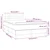 Vidaxl Box spring postelja z vzmetnico LED krem 120x200 cm blago