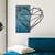 Sayvan-i Huzur -1 - Blue, Black BlueBlack Decorative Wooden Wall Accessory