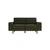 ATELIER DEL SOFA 2-Seat Sofa Sparrow 2 Oil Green Walnut