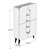 Lessentiel Maison Komoda Mine 93x144x31,8cm Orah