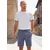 JOHN DEVIN Hlače dimno modra