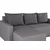 Grantex Line Ugaona garnitura Lena SV, 130x190cm, Siva
