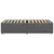 Vidaxl Posteljni okvir brez vzmetnice temno siv 90x190 cm blago