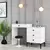 Hanah Home Sto za šminkanje 124x84,7x40cm Beli