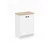 Hanah Home višenamenski ormarić Dorta, 58 cm, hrast Sonoma / beli