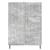 Kreveta Betonska siva 66 x 34,5 x 91,5 cm Konstruirano drvo