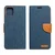 CANVAS Book case za SAMSUNG GALAXY A42 5G navy plava