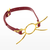 Taboom Open Mouth Spider Gag Gold-Red