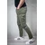 Denistar Muške pantalone 100-2548-1, Kargo, Maslinaste
