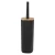 WENKO 25304100 - set za WC ROTELLO 10x36 cm crna/braon