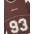 AND1 Majica 93  rjava / bela