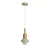 Opviq luster Elwood 20800-E, 1 × E27, zeleni