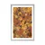 Plakat s paspartujem abstrakcija navdihnjena po G. Klimtu - 30x45 silver