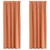 Zavjese za blackout s prstenovima 2 pcs Terakota 225 x 140 cm
