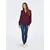 ONLY Bluza ONLMette vinsko rdeča