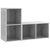 TV ormarići 2 kom boja betona 72x35x36,5 cm konstruirano drvo