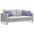 Jastučići za sofu 2 pcs Traper plava 60 x 40 cm tkanina