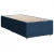 Vidaxl Box spring postelja z vzmetnico modra 90x200 cm blago