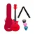 CONCERT Ukulele CARBON Rdeč (+ torba, trzalice) HH 2280
