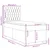 Vidaxl Box spring postelja z vzmetnico taupe 80x200 cm blago