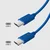 SBS Opleten kabel USB-C – USB-C 60 W, 1,5 m – modri