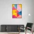 Canvas Slika na platnu Zapanjujući mozaik III, 100x150 cm, Sa ramom, Crna