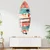 WallXpert dekorativna daska za surf od pleksiglasa Mvsf29M, ilustracija Havaja sa surferima, palmama i kombijem, 32 x 100 cm