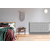 tulup.si Pokrov za radiator PVC Sivi listi 110x60 cm