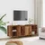 TV ormarić staro drvo 130x35x50 cm konstruirano drvo