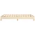 Vidaxl Box spring posteljni okvir krem 140x190 cm blago