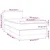 vidaXL Box spring postelja z vzmetnico LED bela 90x200 cm umetno usnje